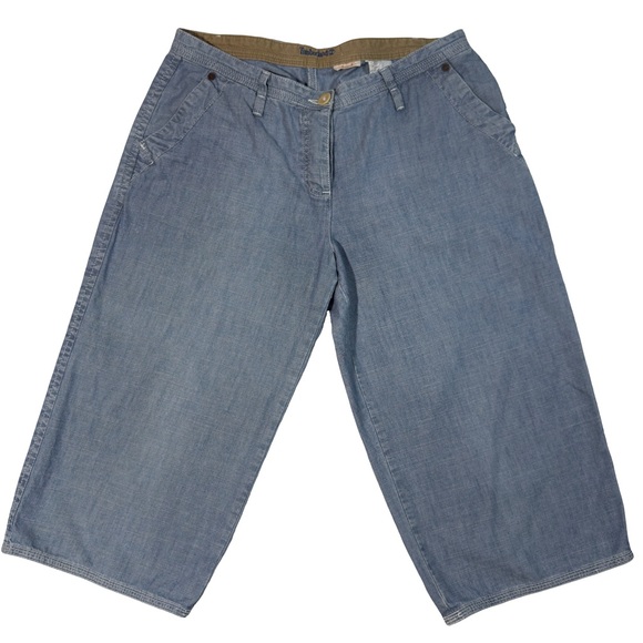 Timberland Vintage Women’s Jean Carpi Pants Size 12 Adjustable Waist 100% Cotton - Picture 1 of 10